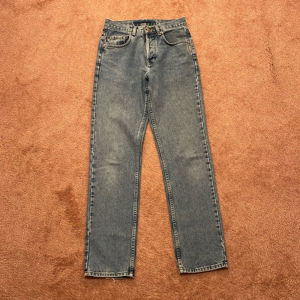 Vintage Silver High Rise Jeans like Levi’s 501 EUC